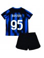 Inter Milan Alessandro Bastoni #95 Kotipaita Lasten 2023-24 Lyhythihainen (+ shortsit)